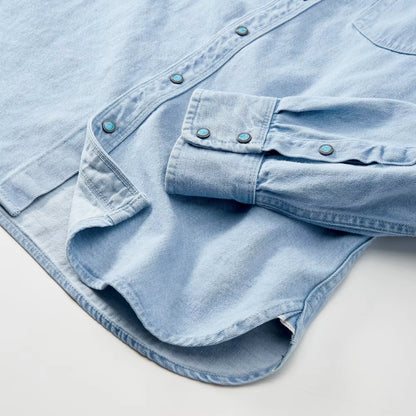 Modern Western Denim Shirt