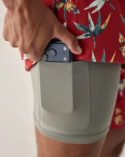 Performance Lined Swim Trunk - 7"