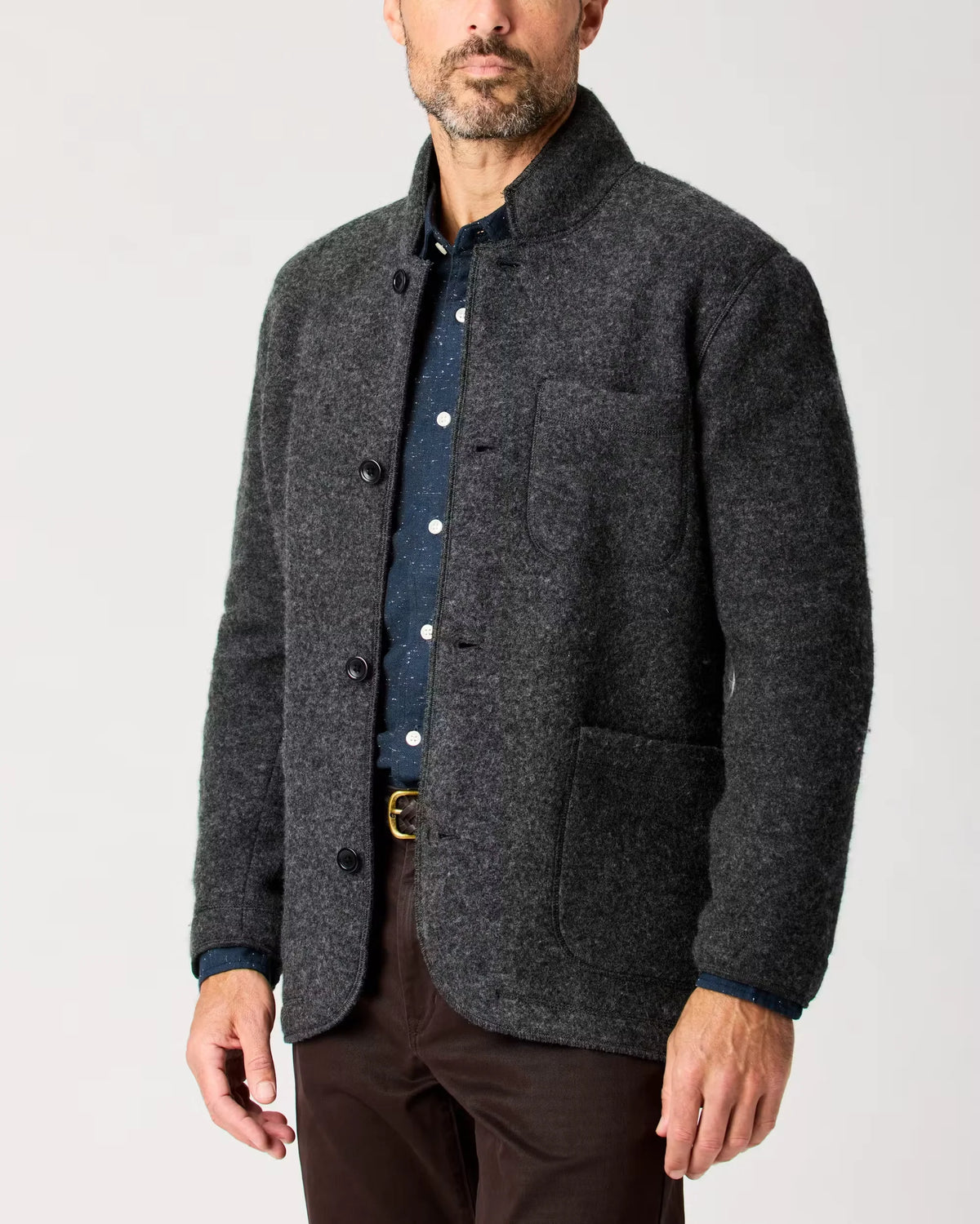 Boiled Wool Chore Blazer