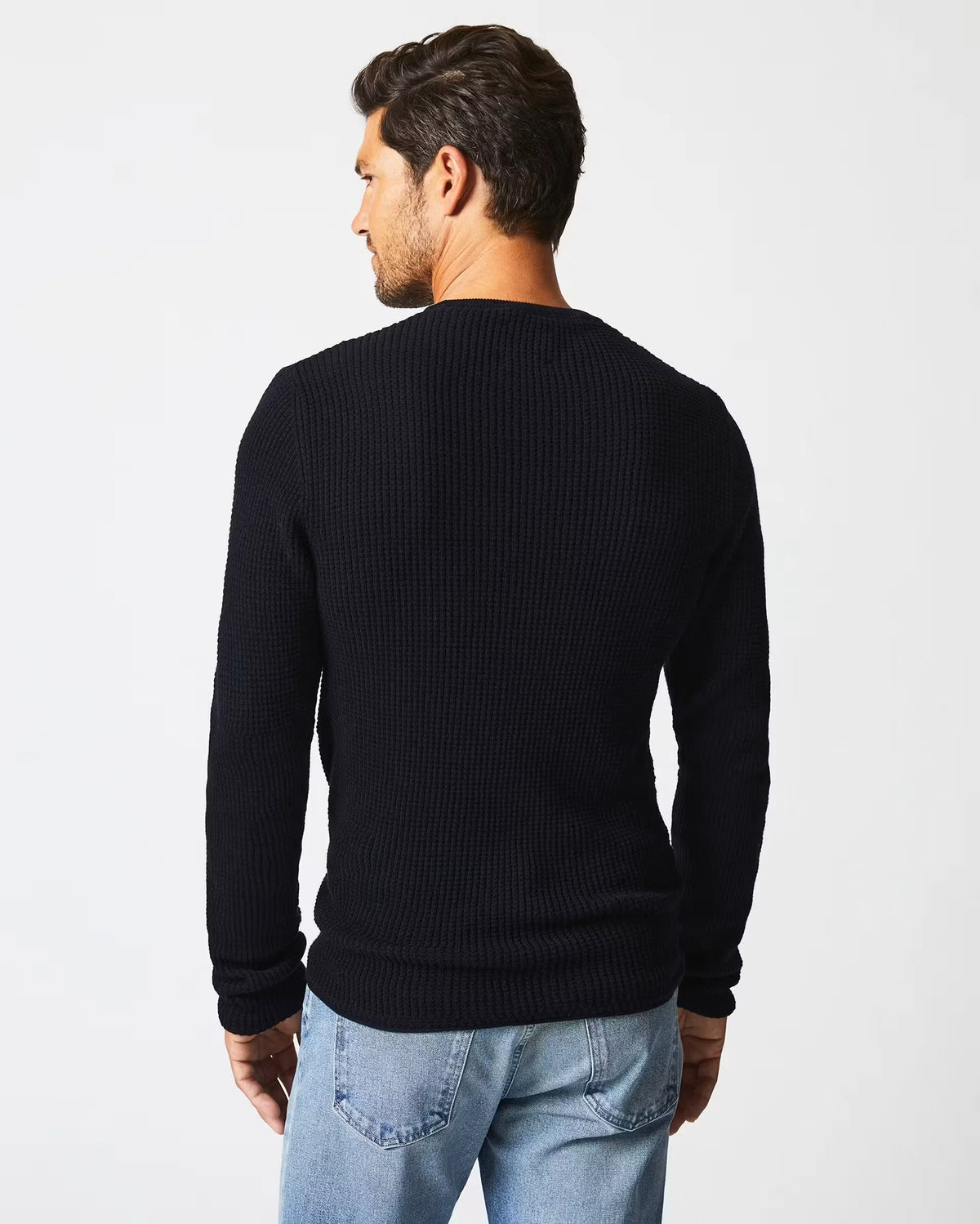 Mini Waffle Crew Long Sleeve