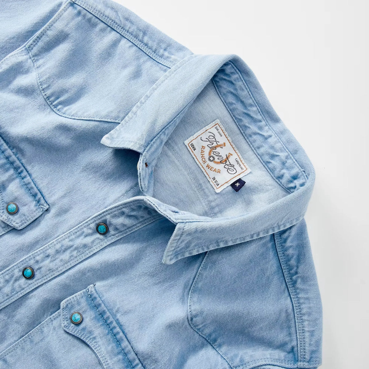 Modern Western Denim Shirt