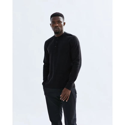 Slub Long Sleeve Henley