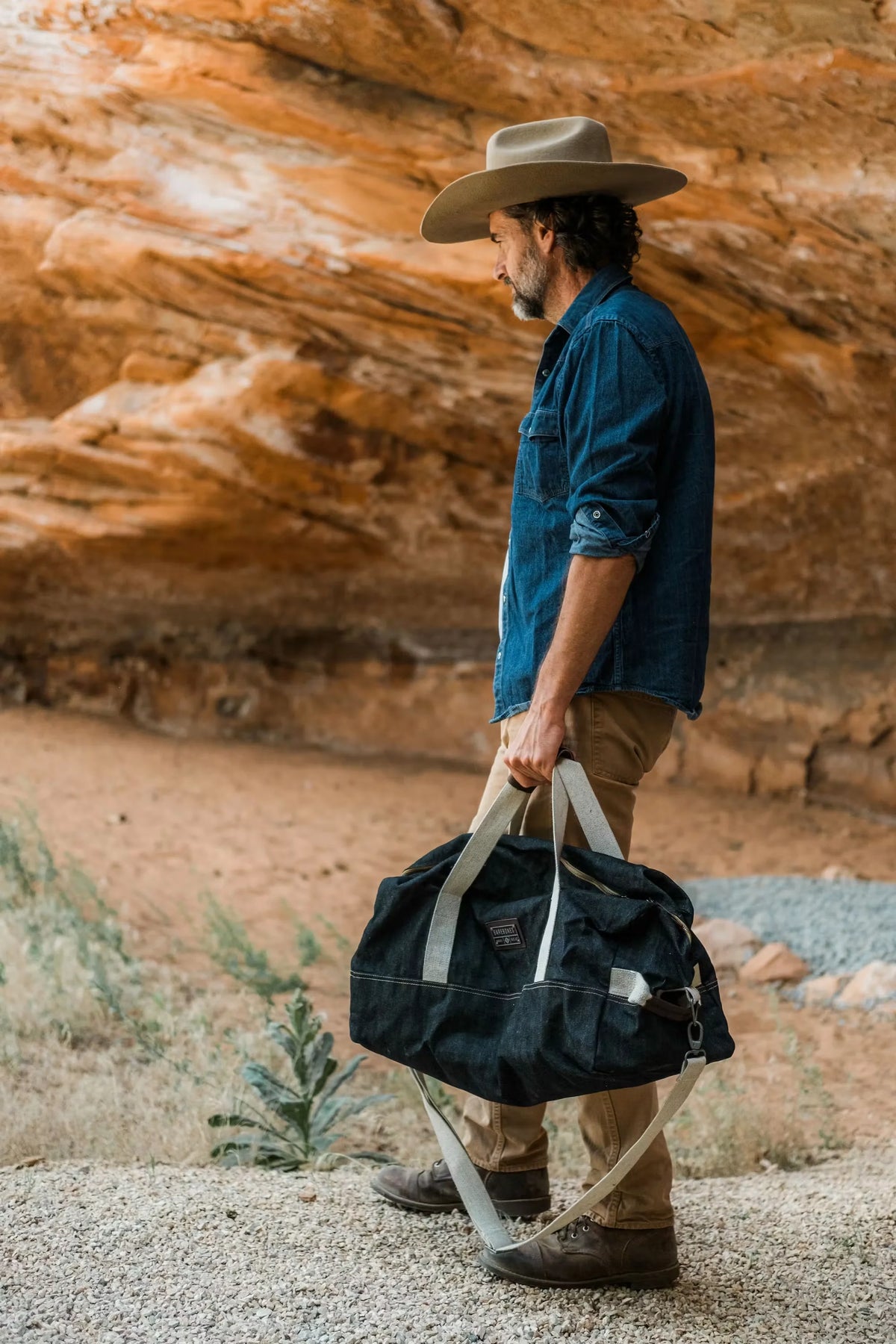 Neelum Duffel Bag - Denim