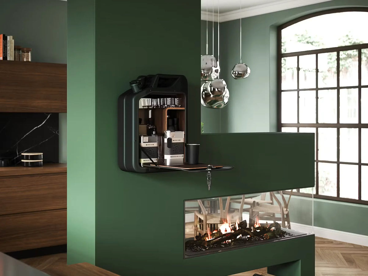 Upcycled Bar Cabinet