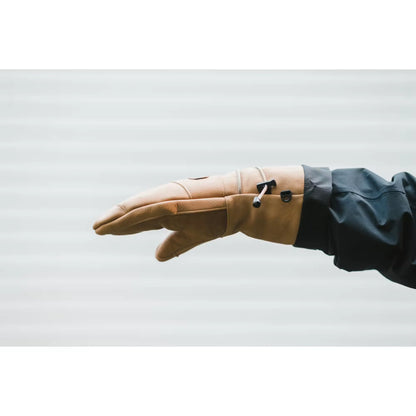 Caribou Wool Lined Leather Mitt