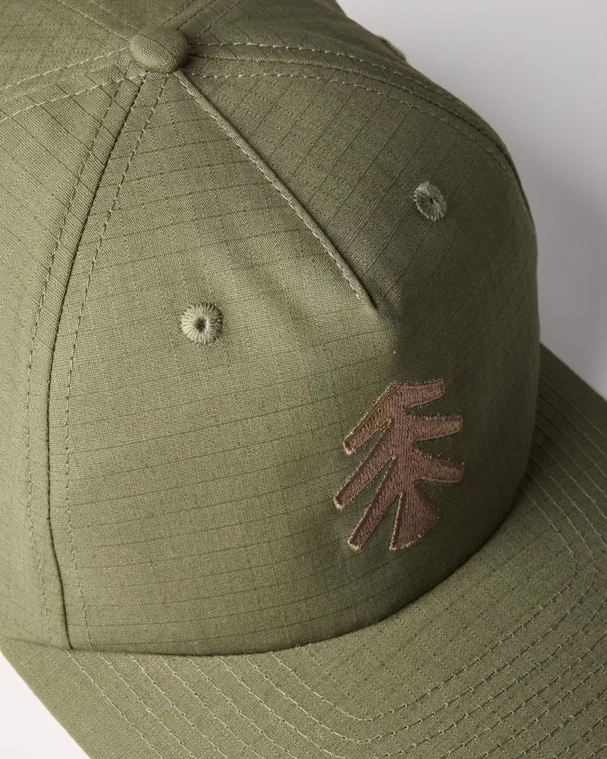 Cotton Ripstop Logo Snapback Hat