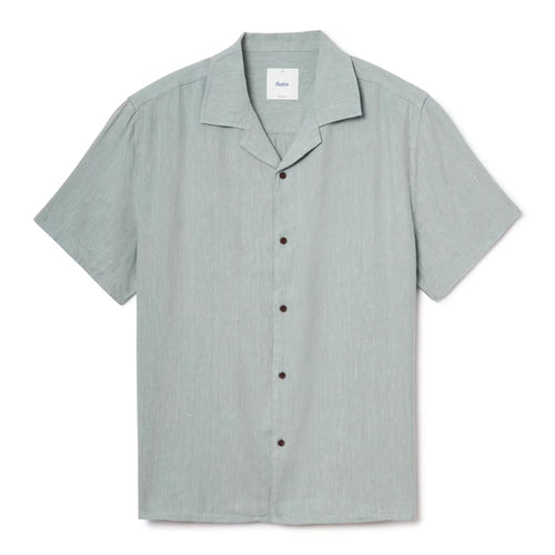Teller Striped Camp Short Sleeve Shirt