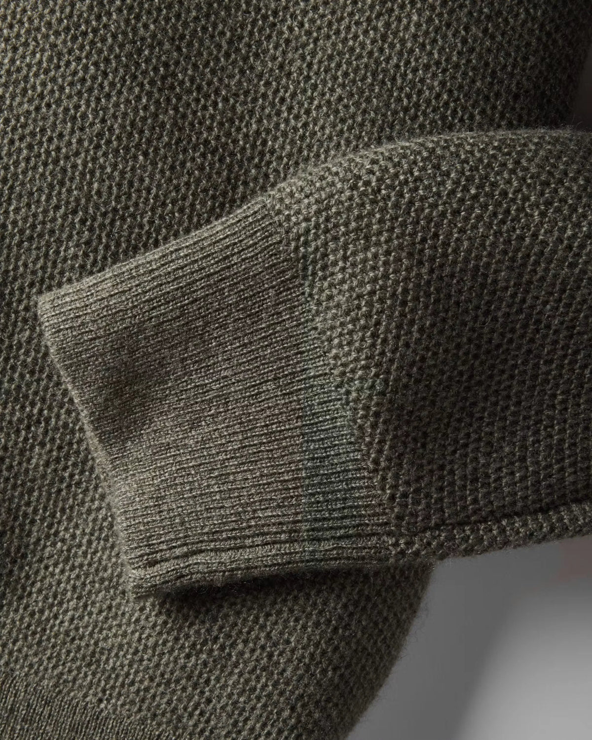 Merino-Cashmere Quarter-Zip Sweater
