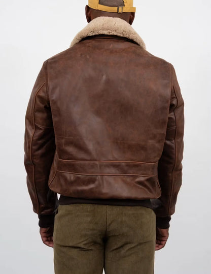 Buffalo Bomber Leather Jacket