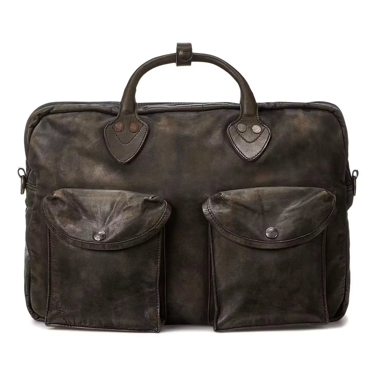 Leather Cargo Briefcase