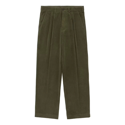 Canal Pleated Corduroy Cotton Pant