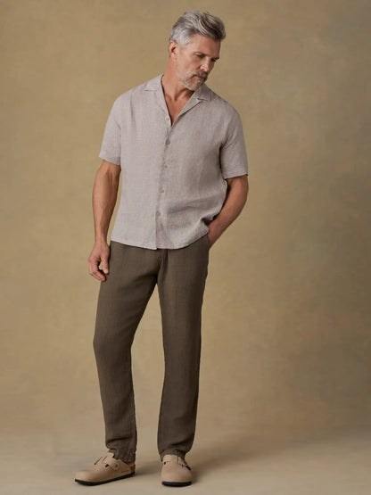Linen Drawstring Pant