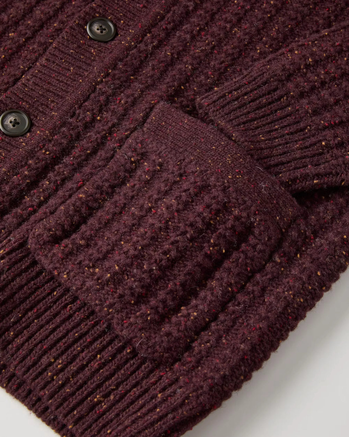 Highland Wool Collared Cardigan