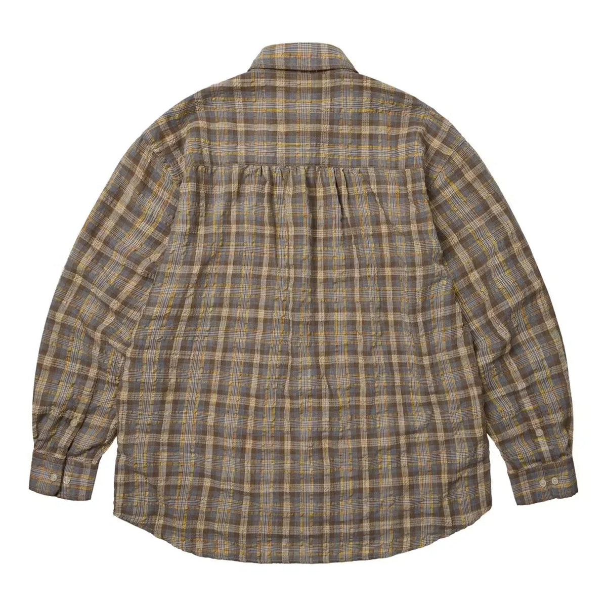 Uneven Check Shirt