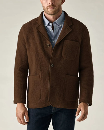Boiled Wool Chore Blazer