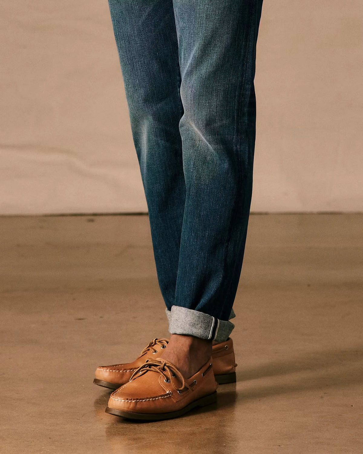 The Pen Slim Straight Stretch Selvedge Denim Jeans